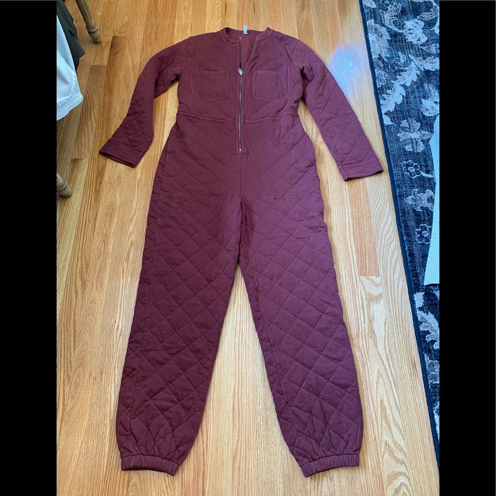 Free People quilted jumpsuit